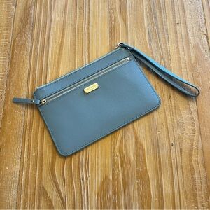 Kate Spade Blue Wristlet Clutch